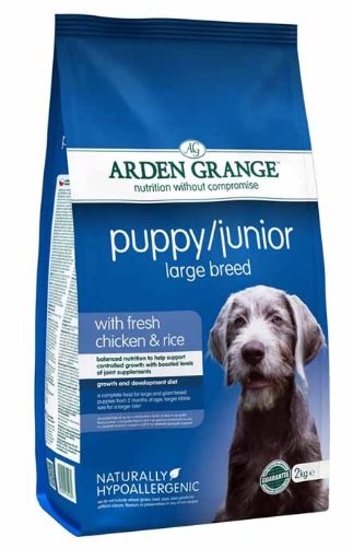 Arden Grange Puppy Junior Large Breed Dog Food Chicken Rice