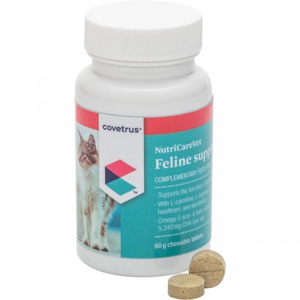 l-carnitine supplements for cats Covetrus NutriCareVet Cardiac Support for Cats