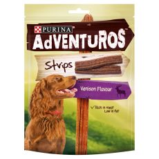 Adventuros Strips Dog Treats - Venison (90g)