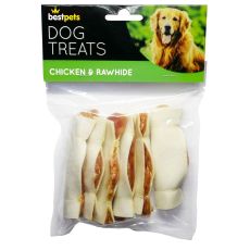 Bestpets Chicken & Rawhide Dog Treats 100g