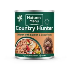 Natures Menu Country Hunter 80% Salmon & Chicken with Superfoods Adult Dog Food - 600g