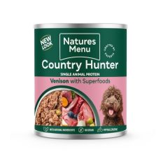 Natures Menu Country Hunter 80% Wild Venison with Superfoods Adult Dog Food - 600g