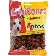 Antos Mini Bones with Salmon Dog Treats 200g