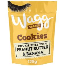 Wagg Cookie Bites Dog Treats - Peanut & Banana (125g)