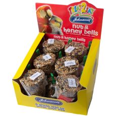Johnson's Veterinary Nut & Honey Bells for Cockatiels, Parrots etc 15x50g