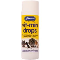 Johnson's Veterinary Vit-min Drops for Guinea Pigs, Hamsters, Gerbils, Rats & Mice 100ml