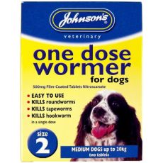 Johnson's Veterinary One Dose Wormer for Dogs
