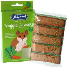Johnson's Veterinary Veggie Biscuits for Small Animals 5s (Pack of 6)
