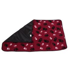 AniMate Blanket - Red Paw Print (Small)