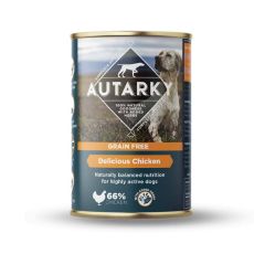 Autarky Adult Grain Free Delicious Chicken Complete Wet Dog Food (12x395g)