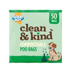 Good Boy Clean & Kind Compostable Poo Bags 50s