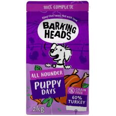 Barking Heads All Hounder Puppy Days Turkey Grain Free Dry Dog Food 2kg