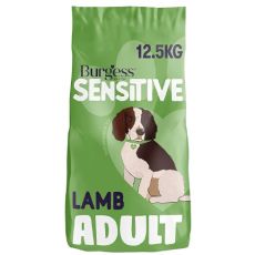 Burgess Sensitive Adult Dog Food - Lamb & Rice 12.5kg