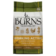Burns Active Working Dog Food - Chicken & Rice (12kg)