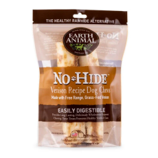 Earth Animal No Hide Dog Chews - Venison (2 Pack)