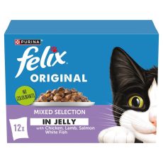 Felix Original Selection - Mixed Pack in Jelly (4x12x85g) 
