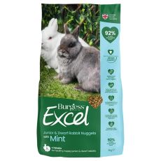 Burgess Excel Junior & Dwarf Rabbit Food - Mint