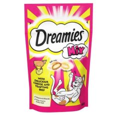 Dreamies Cat Treats (Beef & Cheese Mix) 8 x 60g