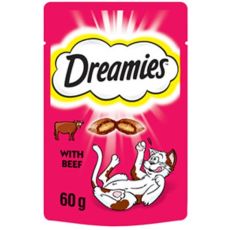 Dreamies Cat Treats (Beef) 8 x 60g