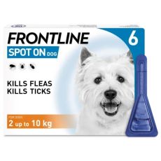Frontline Spot On for Small Dogs 2-10kg - 6 Pipettes