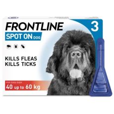 Frontline Spot On for Extra Large Dogs 40-60kg - 3 Pipettes