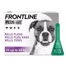 Frontline Plus Spot On Large Dog 20-40kg (3 pipettes)