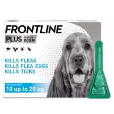 Frontline Plus Spot On Medium Dog 10-20kg (3 pipettes)