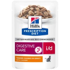 Hills Feline I/D Pouches 4x12x85g - Wet Food  (CURRENTLY OUT OF STOCK)