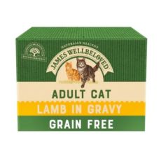 James Wellbeloved Adult Cat Wet Food 4x12x85g Pouches (Lamb)