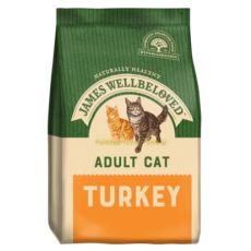 James Wellbeloved Adult Cat Food (Turkey & Rice) Various Sizes
