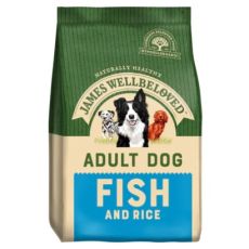 James Wellbeloved Adult Dog Food (Fish & Rice Kibble) various sizes