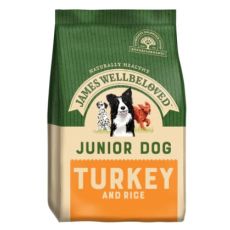 James Wellbeloved Junior Dog Food (Turkey & Rice) various sizes