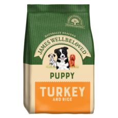 James Wellbeloved Puppy Food (Turkey & Rice) various sizes