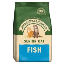 James Wellbeloved Senior Cat Food (Fish & Rice) Various Sizes