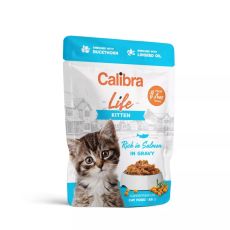 Calibra Life Kitten Food Pouches - Salmon (Grain-Free)