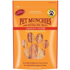 Pet Munchies Chicken Twists Dog Treats 80g