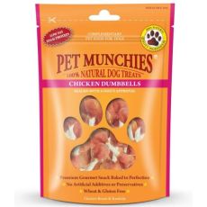 Pet Munchies Chicken Dumbbells Dog Treats 80g