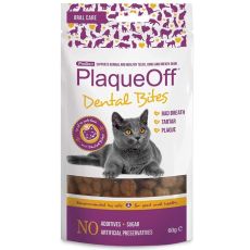 Plaque Off Animal Dental Bites 60g - Cats