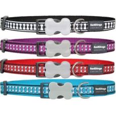 Red Dingo Reflective Dog Collar - Large Dogs