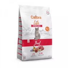 Calibra Life Sterilised Adult Cat Food - Beef (Grain-Free)