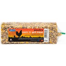 Johnson's Veterinary Poultry Corn 'n' Grit Treat 270g