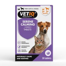 VETIQ Serene Calming Tablets for Cats & Dogs - 30 Tablets