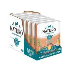 Naturo Wet Senior Dog Food - Turkey with Rice and Vegetables (7 x 400g)