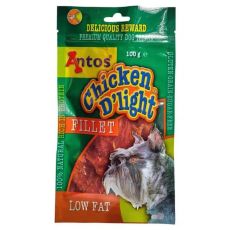 Antos Chicken D'Light Fillet Dog Treat - 10'S