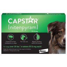 Capstar 57mg Tablets for Dogs over 11kg 6s
