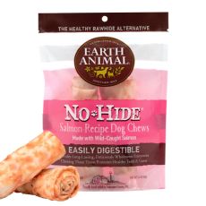 Earth Animal No Hide Dog Chews - Salmon (2 Pack)