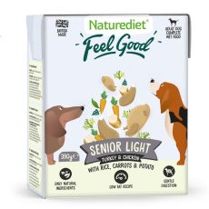 Naturediet Senior-Lite Dog Food 18x390g