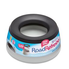 Road Refresher Non-Spill Dog Bowl - Grey (Large)