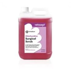 Vetasept Chlorhexidine Surgical Scrub - 5 Litres