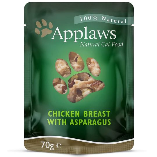 Applaws Cat Food Chicken Breast Asparagus 12x70g